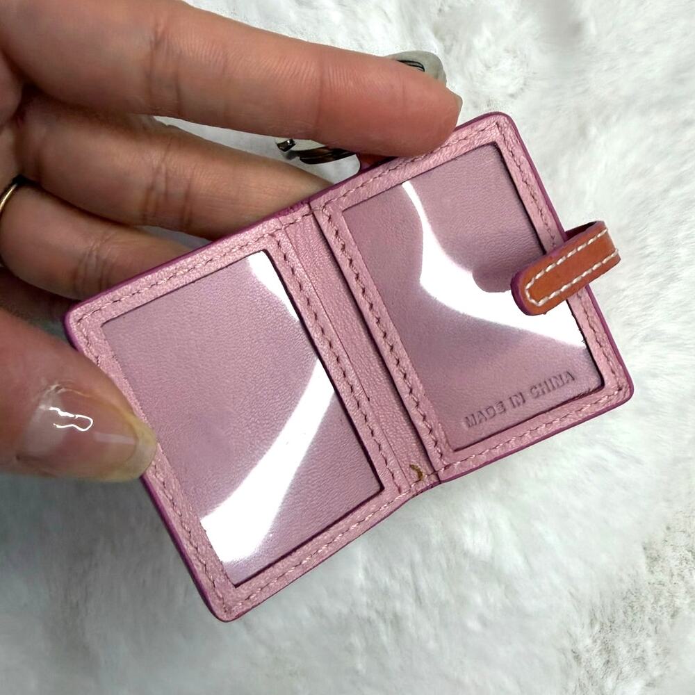 y2k Coach Pink Mini Picture Frame Keychain Bag Charm - Picture 3 of 3